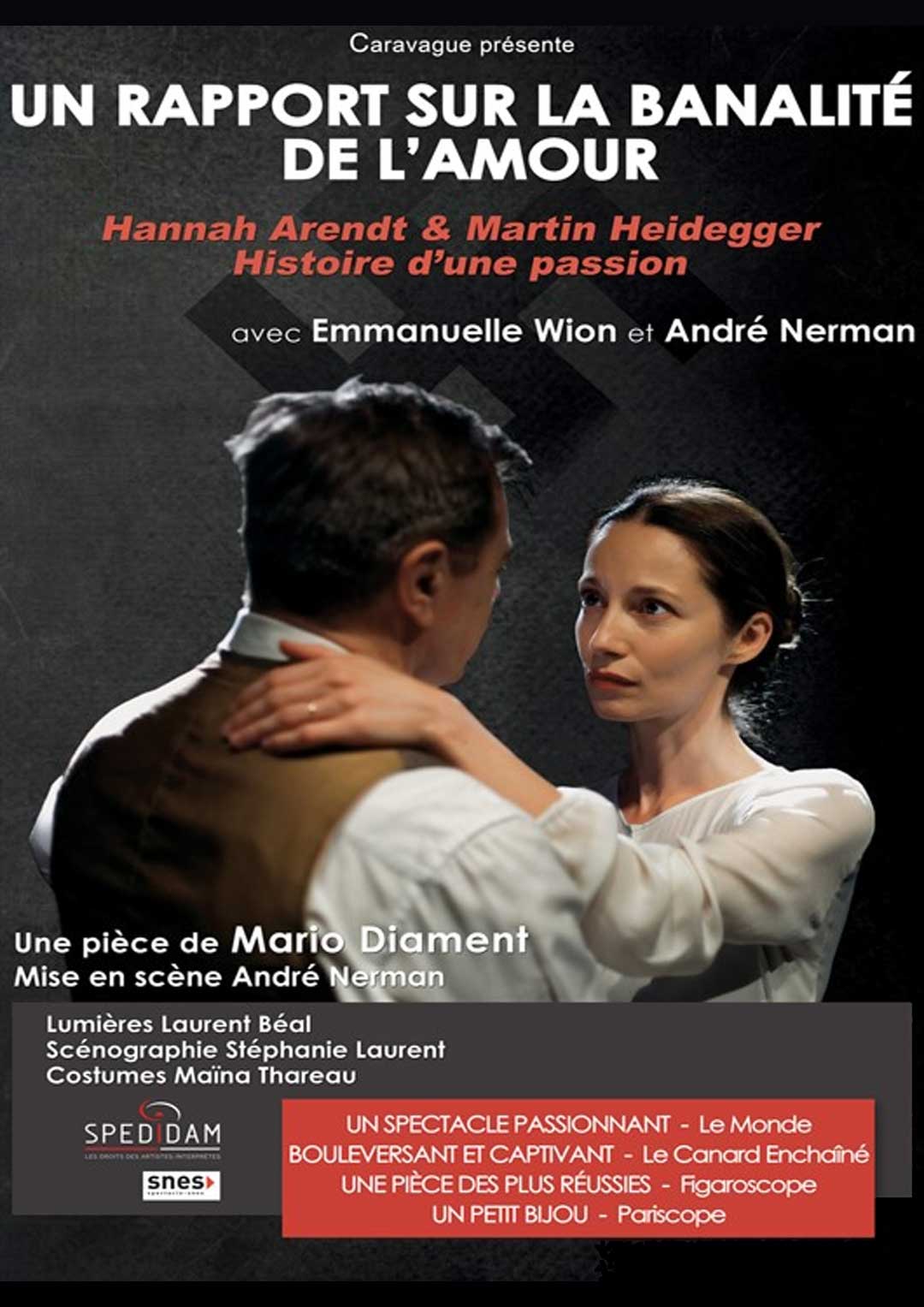 UN RAPPORT SUR LA BANALITÉ DE L'AMOUR. Mardi 12 février à 20h30 au Ciné-Théâtre.