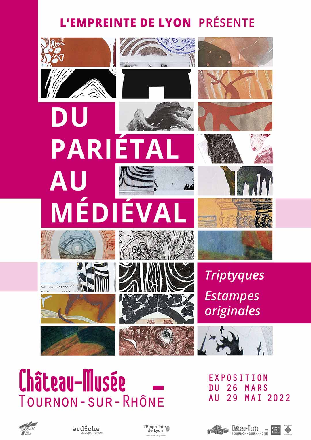 DU PARIÉTAL AU MÉDIÉVAL. Expositon du 26 mars au 29 mai 2022 au Château-Musée.