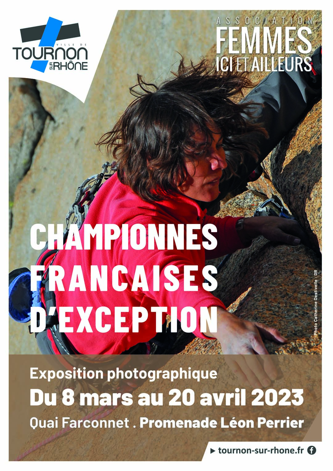 CHAMPIONNES FRANCAISES D'EXCEPTION. Exposition du 8 mars au 20 avril 2023. Quai Farconnet - Promenade Léon Perrier.