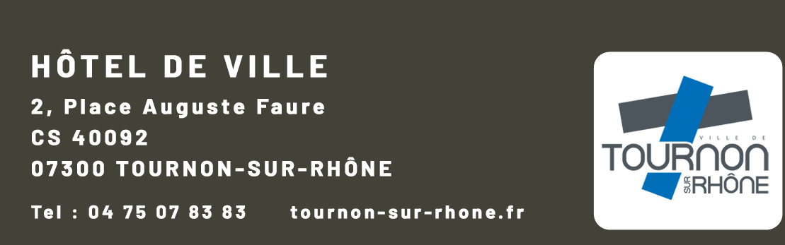 Cliquez pour agrandir le plan de Tournon-sur-Rhône